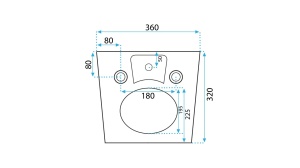 VAS BIDEU REA CARLO MINI SUSPENDAT, NEGRU MAT, DIN CERAMICA, CALITATE SUPERIOARA - Img 4