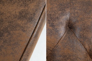CANAPEA EXTENSIBILA,220CM, TAPITAT IN PIELE ECO, MARO ANTIC, ARTIM GROUP SELECTION - Img 5