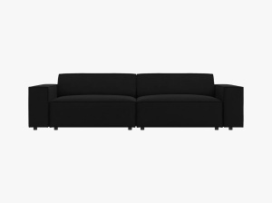 CANAPEA JODIE, 3 LOCURI, 204 CM, DIVERSE CULORI SI MATERIALE, DESIGN DEOSEBIT - Img 1
