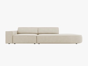 CANAPEA JODIE, DREAPTA, 3 LOCURI, 262 CM, DIVERSE CULORI SI MATERIALE, DESIGN DEOSEBIT, CALITATE SUPERIOARA - Img 4