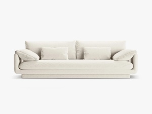 CANAPEA TORINO, 4 LOCURI, 250 CM, DIVERSE CULORI SI MATERIALE, DESIGN DEOSEBIT - Img 10