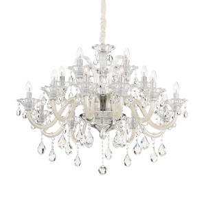 CANDELABRU COLOSSAL SP15, IVORY, DIN STICLA, STIL CLASIC - Img 1