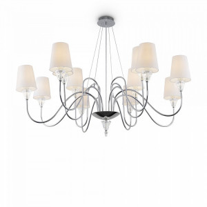 CANDELABRU FLORERO MOD078PL-12CH, DIN METAL SI TEXTIL, STIL MODERN, MAYTONI - Img 2