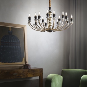 CANDELABRU VANITY SP15, AURIU, DIN METAL, STIL VINTAGE - Img 2