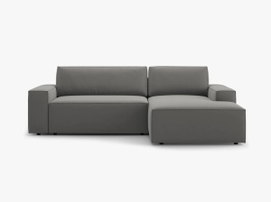COLTAR EXTENSIBIL JODIE, DREAPTA, 3 LOCURI, 246 CM, DIVERSE CULORI SI MATERIALE, DESIGN DEOSEBIT - Img 2