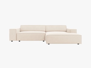 COLTAR JODIE, DREAPTA, 3 LOCURI, 224 CM, DIVERSE CULORI SI MATERIALE, DESIGN DEOSEBIT - Img 4