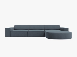 COLTAR JODIE, DREAPTA, 4 LOCURI, 284 CM, DIVERSE CULORI SI MATERIALE, DESIGN DEOSEBIT - Img 6
