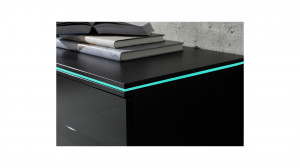 COMODA CU LED SI TELECOMANDA ALBA V! 150 cm - DESIGN MODERN - Img 2