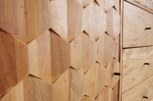 DULAP/BUFET LEMN MASIV, 140CM DIN LEMN ACACIA, DESIGN RETRO, ARTIM GROUP SELECTION - Img 4