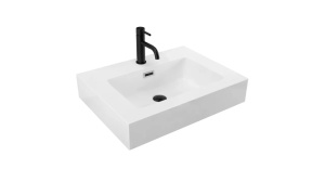LAVOAR REA ALISON, 61 CM, ALB, DIN CONGLOMERAT, CALITATE SUPERIOARA - Img 4