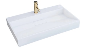 LAVOAR REA GOYA, ALB, 70 CM, DIN CONGLOMERAT, CALITATE SUPERIOARA - Img 5