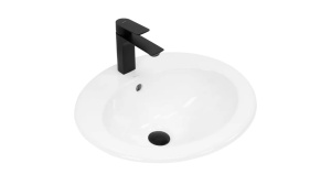 LAVOAR REA INCASTRAT DALIA, 50 CM, ALB, DIN CERAMICA, CALITATE SUPERIOARA - Img 2