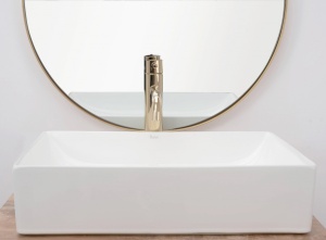 LAVOAR REA INGA, ALB, 51 CM, DIN CERAMICA, CALITATE SUPERIOARA - Img 3