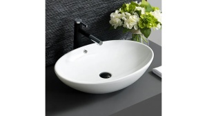 LAVOAR REA OLGA, ALB, 63 CM, DIN CERAMICA, CALITATE SUPERIOARA - Img 5