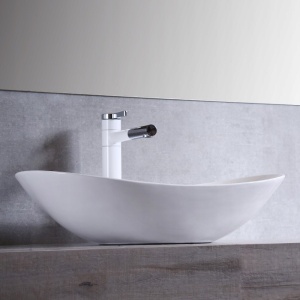 LAVOAR REA ROYAL, 61,5 CM, ALB, DIN CERAMICA, CALITATE SUPERIOARA - Img 4