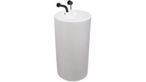 LAVOAR REA STATIV ESTERA, 85 CM, ALB, DIN CERAMICA, CALITATE SUPERIOARA - Img 5