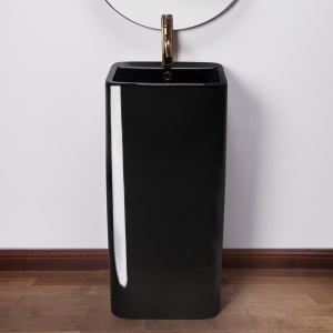 LAVOAR STATIV REA MIA, 84CM, BLACK, DIN CERAMICA, CALITATE SUPERIOARA, REA - Img 5