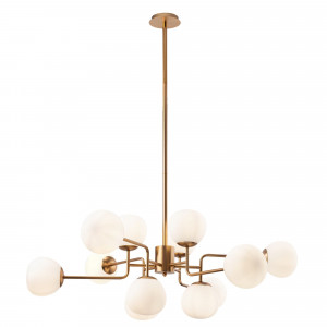 LUSTRA ERICH MOD221-PL-12-G, DIN METAL SI STICLA, STIL MODERN, MAYTONI - Img 1
