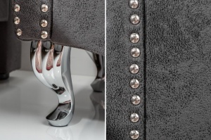 NOPTIERA 45CM, EXTRAVAGANCIA, COD 39356, GRI, STIL MODERN - Img 5