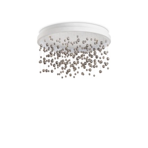 PLAFONIERA ARMONY PL D60, ALB, DIN METAL, STIL MODERN - Img 1