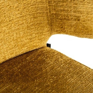 SCAUN DE BAR TAYLOR MUSTARD FUSION 06, S4715, CONFECTIONAT DIN 100% POLIESTER SPUMA SI METAL, RICHMOND INTERIORS - Img 4