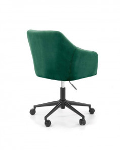 SCAUN DE BIROU FRESCO, VERDE/NEGRU, STIL MODERN, HALMAR - Img 2