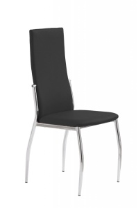 SCAUN DINING K-3 NEGRU/CROM STIL MODERN HALMAR - Img 1
