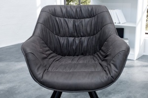 SCAUN GRI ANTIC PENTRU BIROURI/SALI DE CONFERINTA DUTCH COMFORT, DESIGN MODERN ERGONOMIC - Img 5