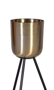 SET 3 GHIVECE CU SUPORT BIRD 6146, MULTICOLORE/NEGRE, DIN METAL G&C - Img 3