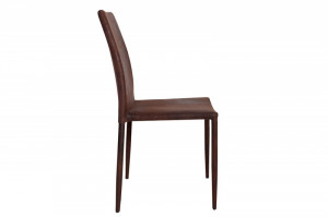 SET 4 SCAUNE CAFENIU INCHIS ANTIC MILANO 35643 - DESIGN MODERN - Img 3