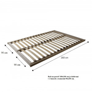 SUPORT PENTRU SALTEA/SOMIERA RABATABILA BASIC FLEX FRONT, STIL MODERN, TK - Img 2