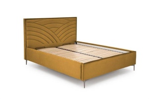 TABLIE PAT, MODULO W3 160, GALBEN MUSTAR, MONOLIT 48, TAPITATA IN CATIFEA - Img 1