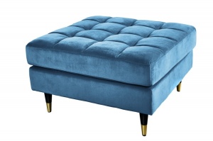 TABURET DEOSEBIT, DIN CATIFEA, ALBASTRU, DESIGN MODERN, ARTIM GROUP SELECTION - Img 4