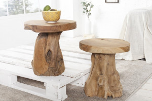 TABURET/MASUTA DE CAFEA ROOT 37139 DESIGN RUSTIC - Img 2