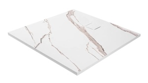 CADITA DE DUS REA MAGNUM CARRARA, 90x90 CM, EFECT DE MARMURA ALBA, DIN COMPOZIT, CALITATE SUPERIOARA - Img 6