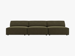 CANAPEA JODIE, 3 LOCURI, 240 CM, DIVERSE CULORI SI MATERIALE, DESIGN DEOSEBIT - Img 5