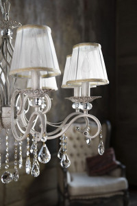 CANDELABRU GRACE ARM247-08-G, DIN METAL SI TEXTIL, STIL CLASIC, MAYTONI - Img 2
