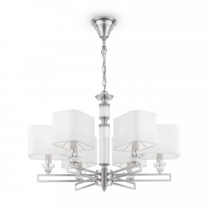 CANDELABRU ONTARIO MOD020PL-06CH , DIN METAL SI TEXTIL, STIL MODERN, MAYTONI - Img 1