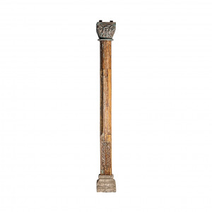 COLOANA REF. 28614, DIN LEMN MASIV DE TEC, STIL CLASIC, VIC - Img 1