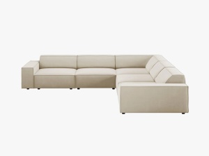 COLTAR JODIE, 6 LOCURI, 287 CM, DIVERSE CULORI SI MATERIALE, DESIGN DEOSEBIT - Img 5