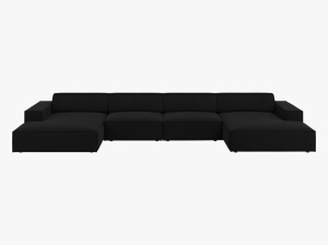 COLTAR JODIE, 6 LOCURI, 364 CM, DIVERSE CULORI SI MATERIALE, DESIGN DEOSEBIT - Img 8