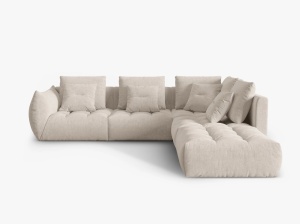 COLTAR MODULAR BLOOM DREAPTA, 4 LOCURI, 316 CM, DIVERSE CULORI SI MATERIALE, DESIGN DEOSEBIT - Img 12