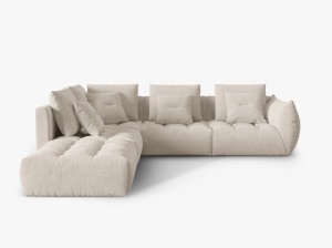 COLTAR MODULAR BLOOM STANGA, 4 LOCURI, 316 CM, DIVERSE CULORI SI MATERIALE, DESIGN DEOSEBIT - Img 12