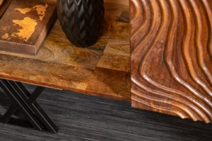 COMODA/BUFET, FLUID 160CM, DIN LEMN MASIV DE MANGO SI CADRUL DE METAL, ARTIM GROUP SELECTION - Img 4