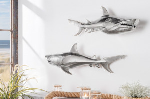 DECORATIUNE SET 2 BUC, RECHIN, DIN METAL ARGINTIU, COD 42983 - Img 1