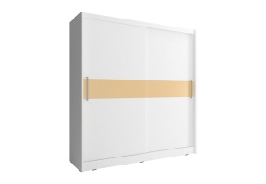 DULAP DORMITOR WIKI V 200 ALB DESIGN MODERN PSK - Img 1
