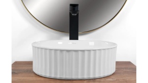 LAVOAR REA CHARLOTTE, 36,5 CM, ALB, DIN CERAMICA, CALITATE SUPERIOARA - Img 5
