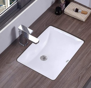 LAVOAR REA INCASTRAT ADELA, 46 CM, ALB, DIN CERAMICA, CALITATE SUPERIOARA - Img 2