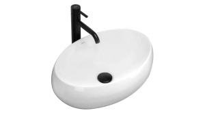 LAVOAR REA LINDA, ALB, 48,5 CM, DIN CERAMICA, CALITATE SUPERIOARA - Img 4
