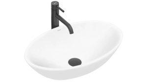 LAVOAR REA PAMELA, 53 CM, ALB, DIN CERAMICA, CALITATE SUPERIOARA - Img 2